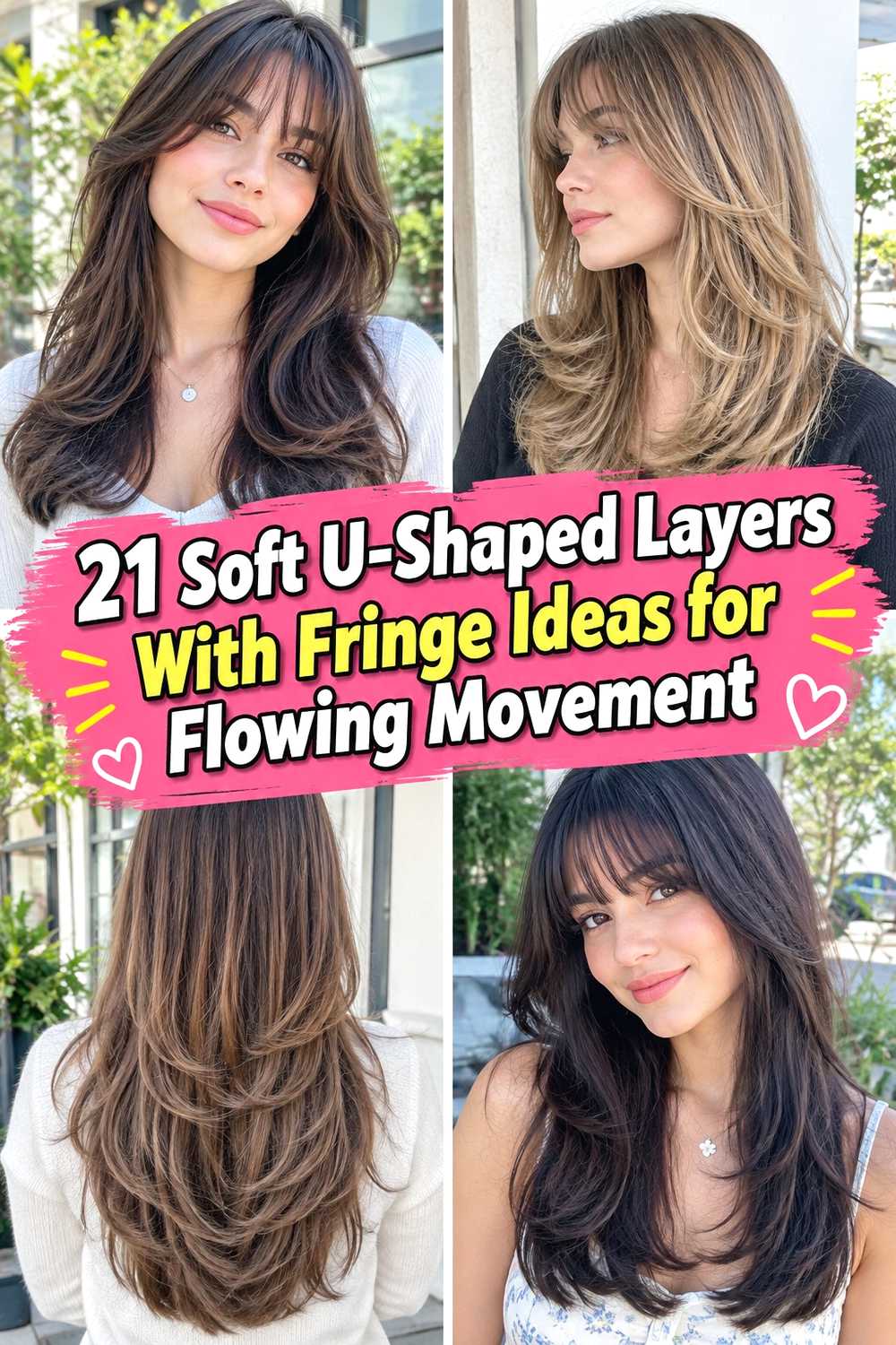 21 Soft U-Shaped Layers With Fringe Ideas for Flowing Movement