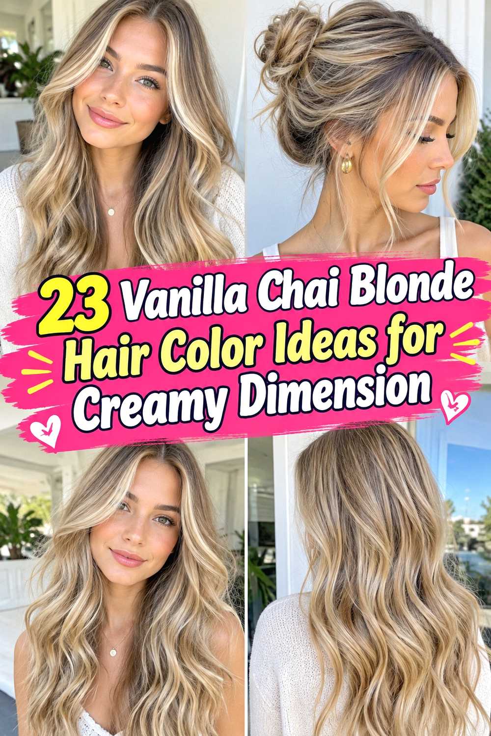 23 Vanilla Chai Blonde Hair Color Ideas for Creamy Dimension