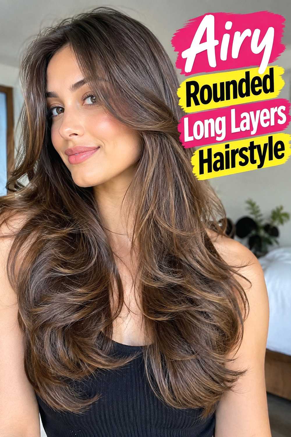 15. Airy Rounded Long Layers Hairstyle