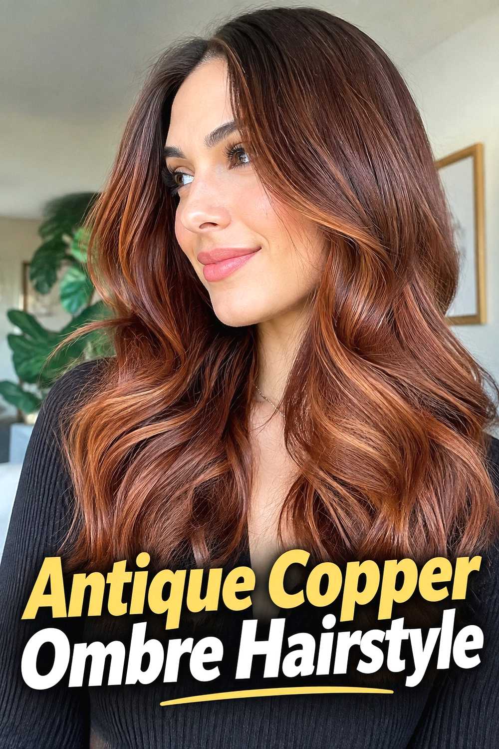 11. Antique Copper Ombre Hairstyle