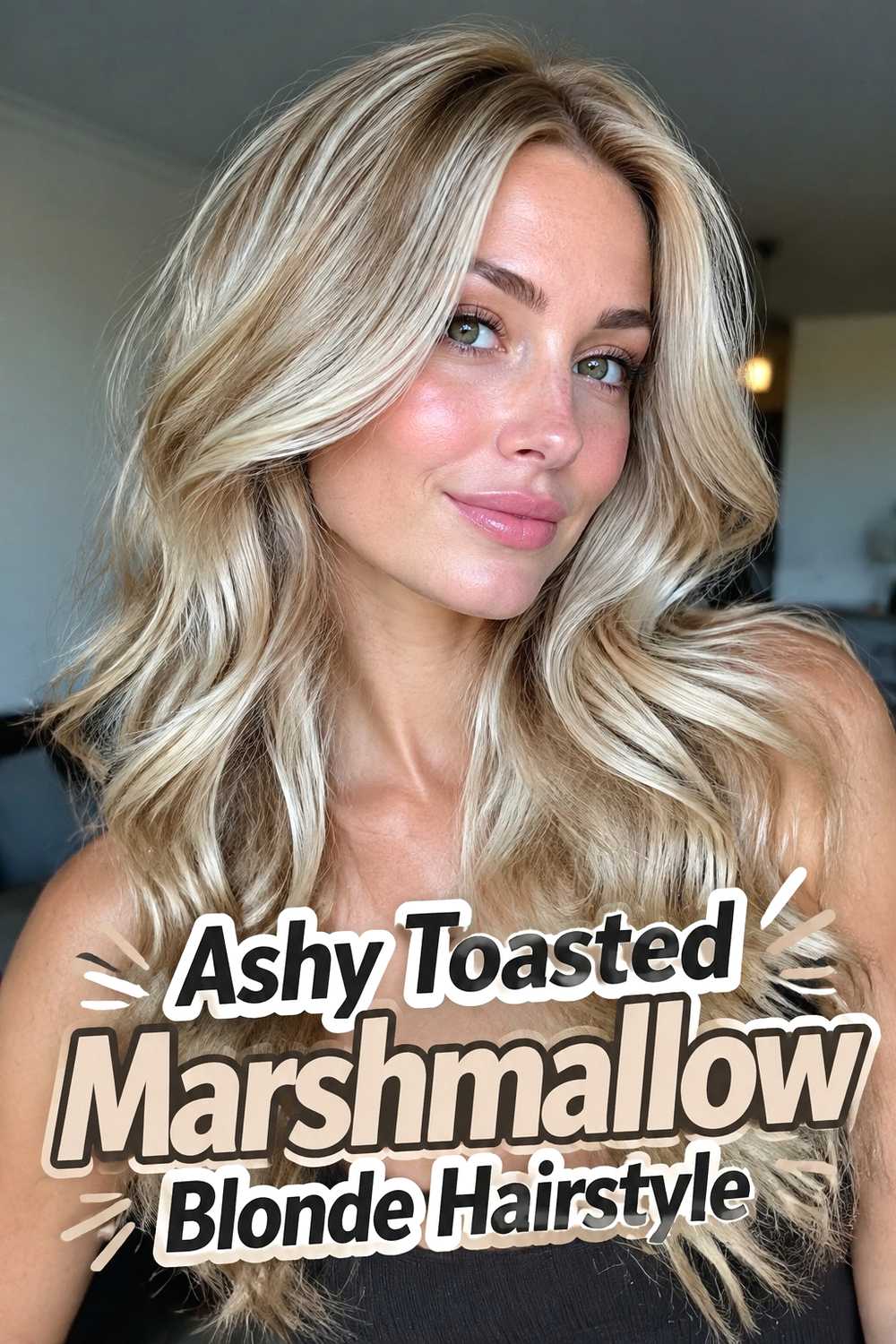 8. Ashy Toasted Marshmallow Blonde Hairstyle