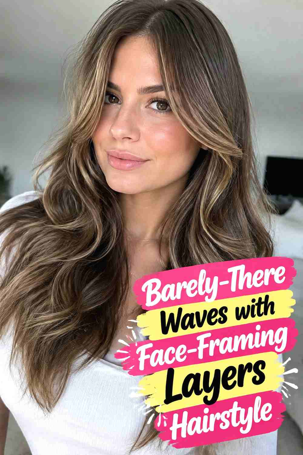 6. Barely There Waves With Face Framing Layers Hairstyle
