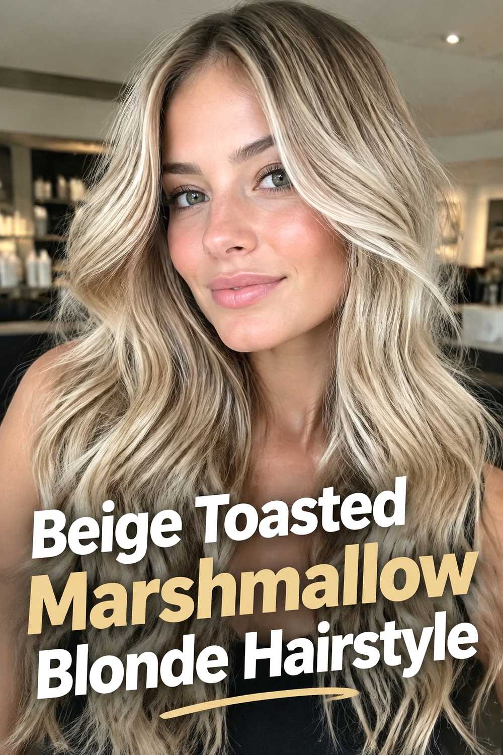 6. Beige Toasted Marshmallow Blonde Hairstyle