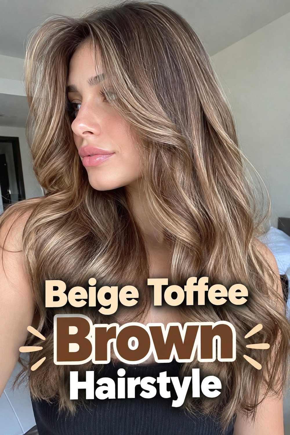 12. Beige Toffee Brown Hairstyle