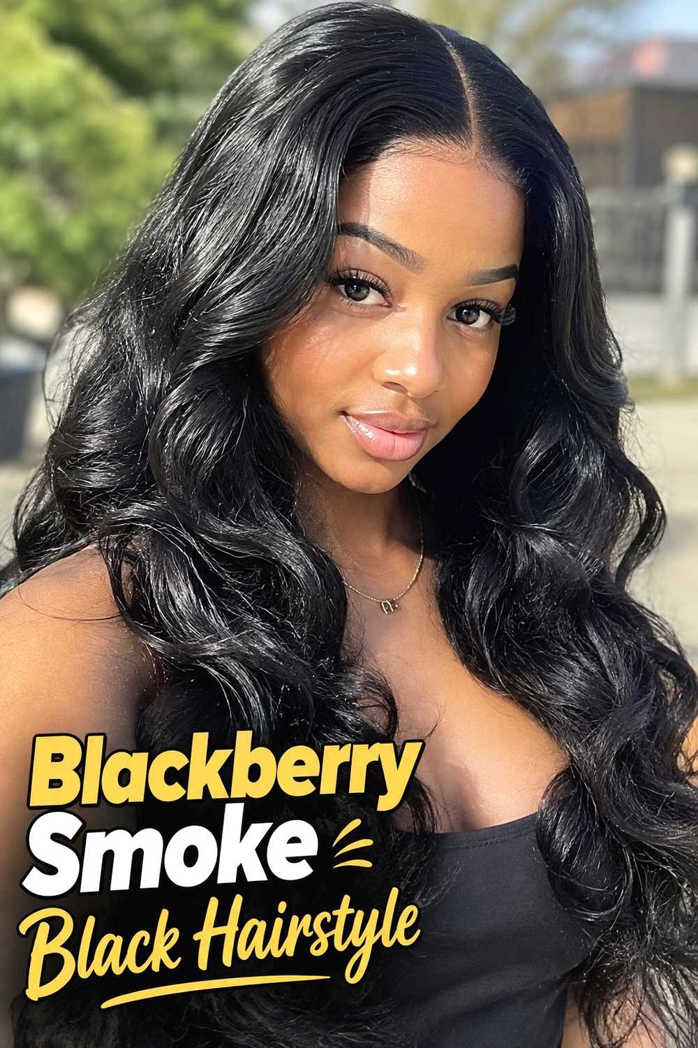 8. Blackberry Smoke Black Hairstyle