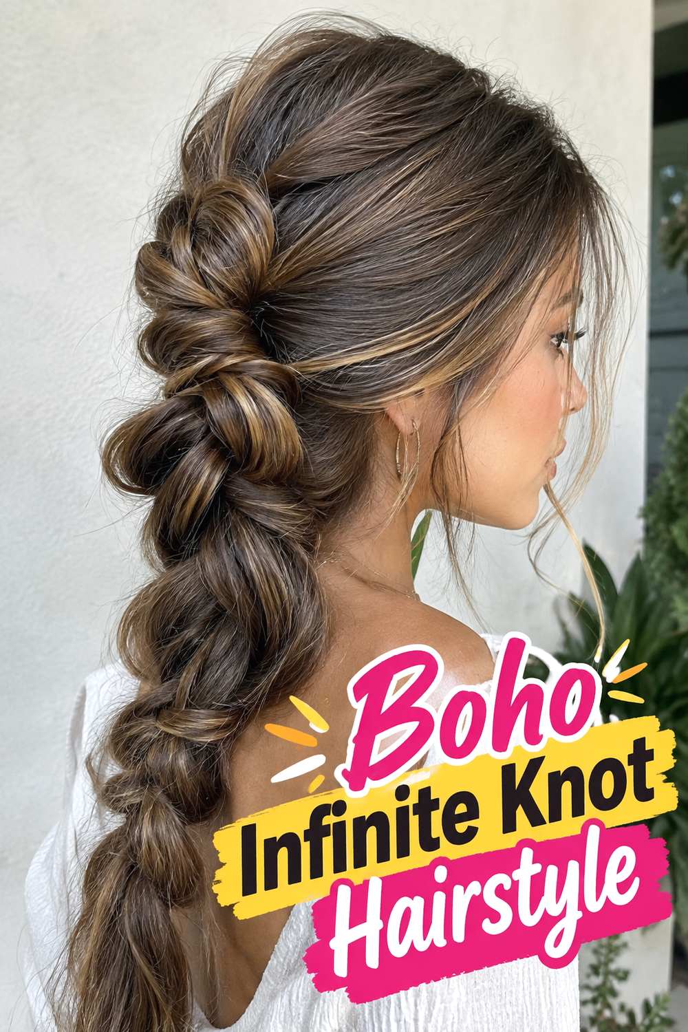 Boho Infinite Knot Hairstyle