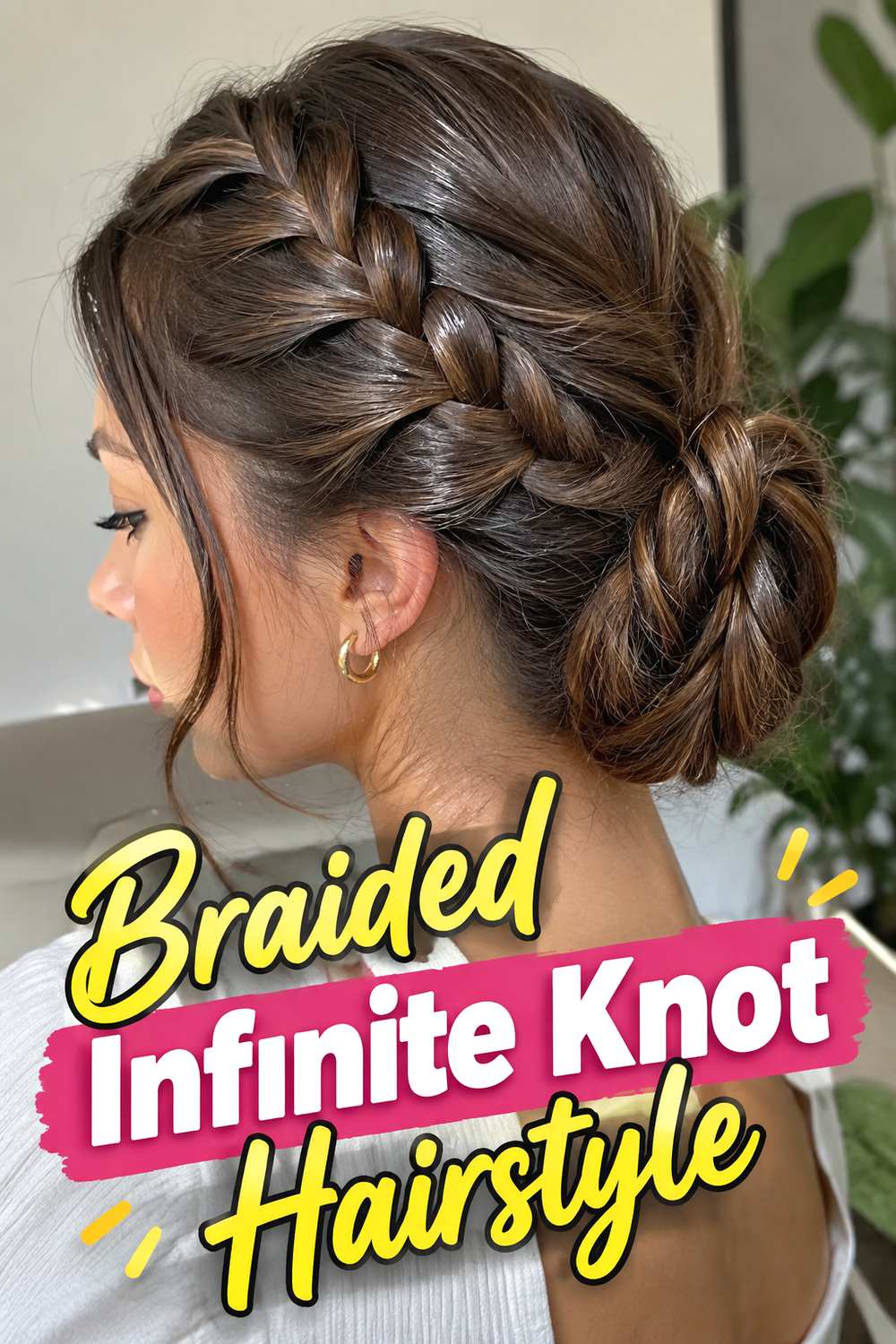 Braided Infinite Knot Hairstyle