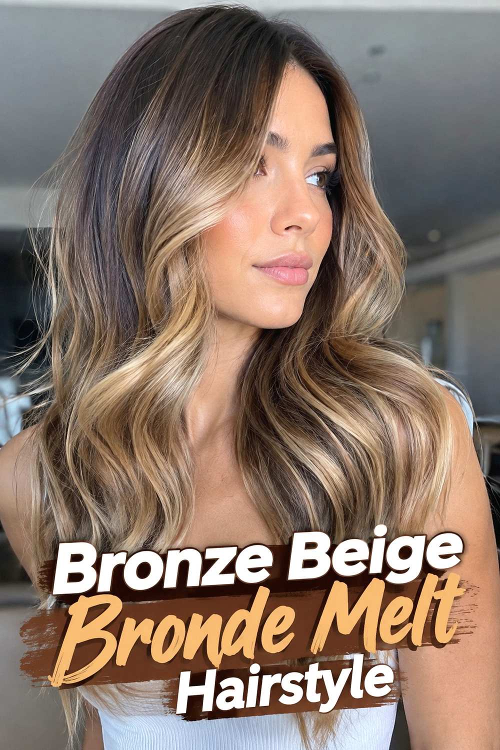 5. Bronze Beige Bronde Melt Hairstyle