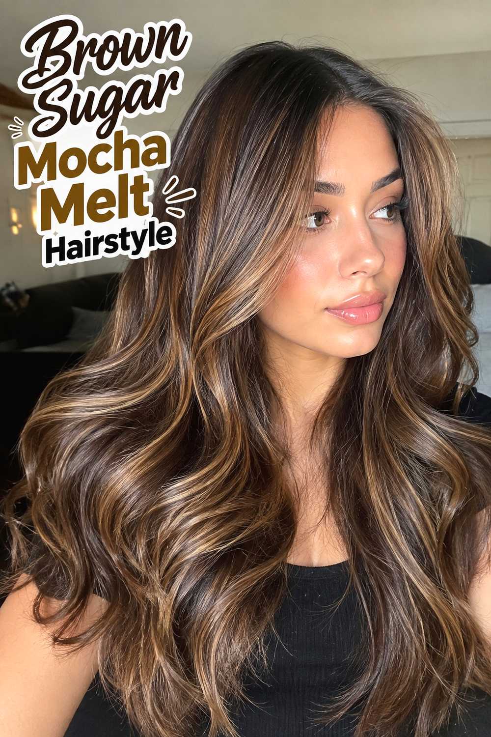 4. Brown Sugar Mocha Melt Hairstyle