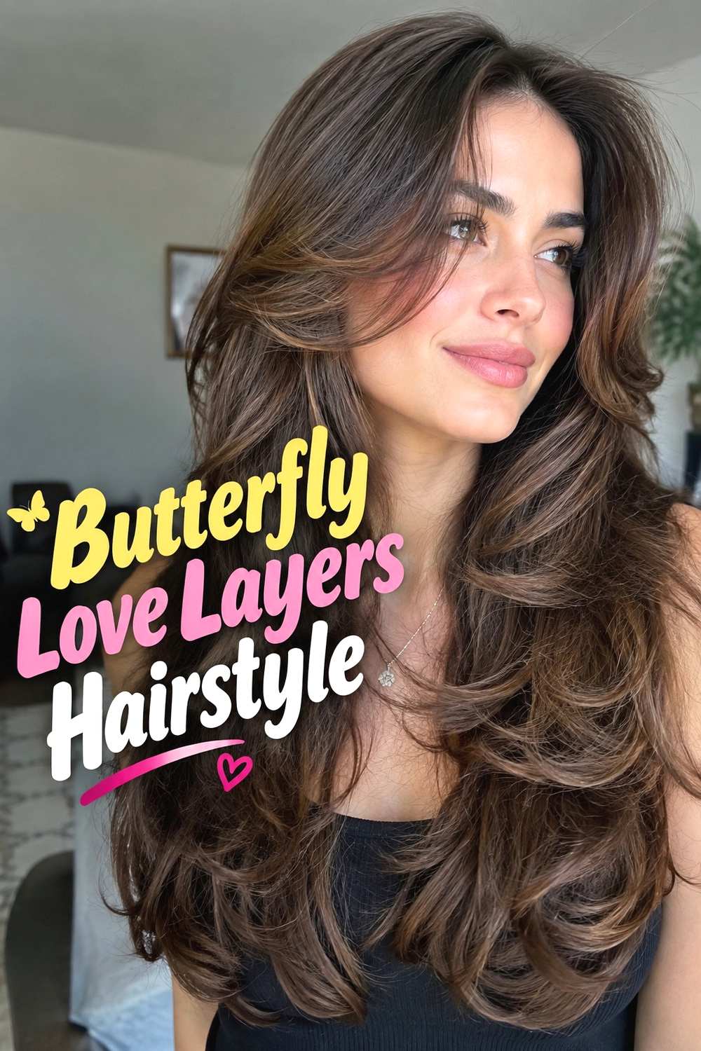 3. Butterfly Love Layers Hairstyle
