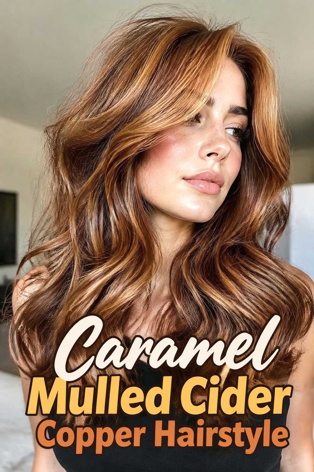 10. Caramel Mulled Cider Copper Hairstyle