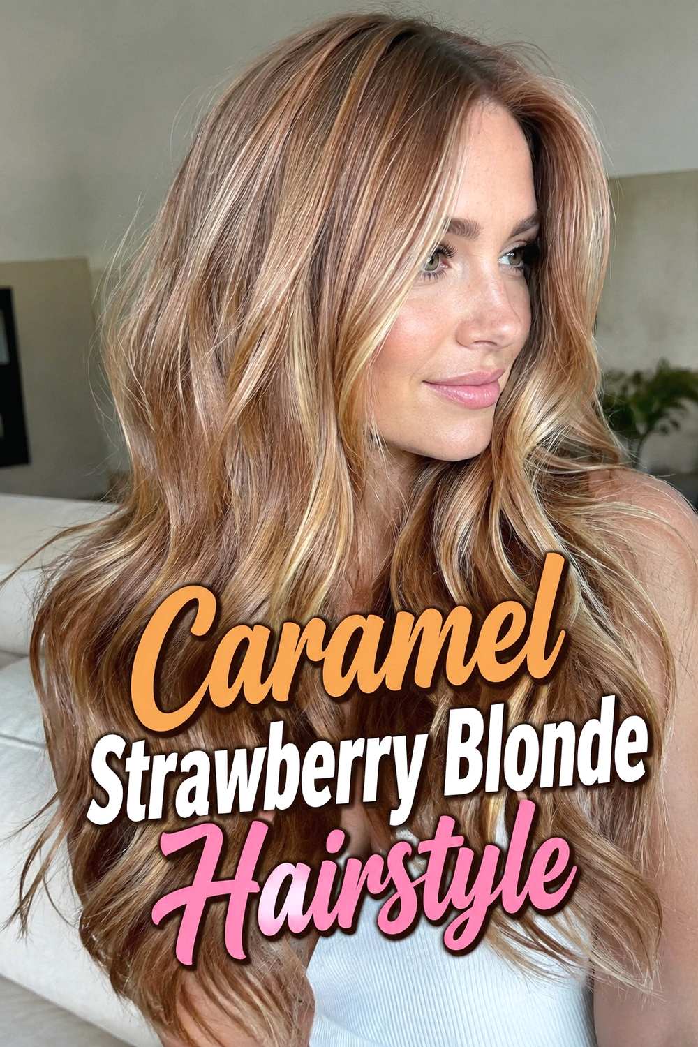 11. Caramel Strawberry Blonde Hairstyle