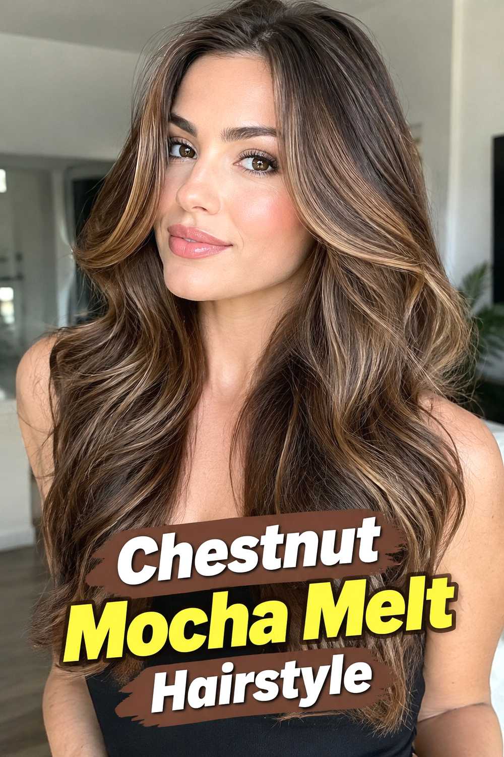 5. Chestnut Mocha Melt Hairstyle