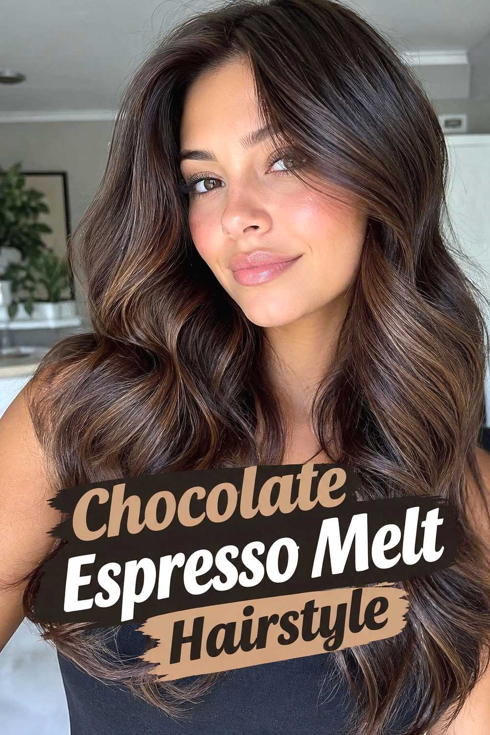 2. Chocolate Espresso Melt Hairstyle