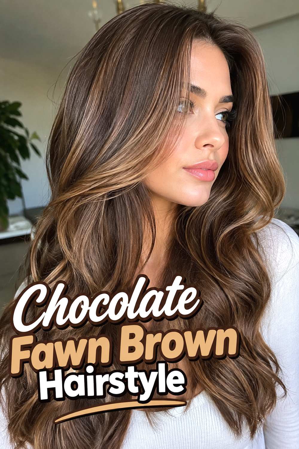Chocolate Fawn Brown Hairstyle