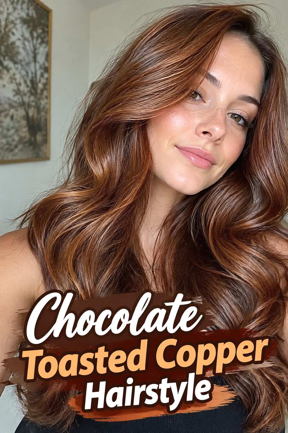 Chocolate Toasted Copper Hairstyle