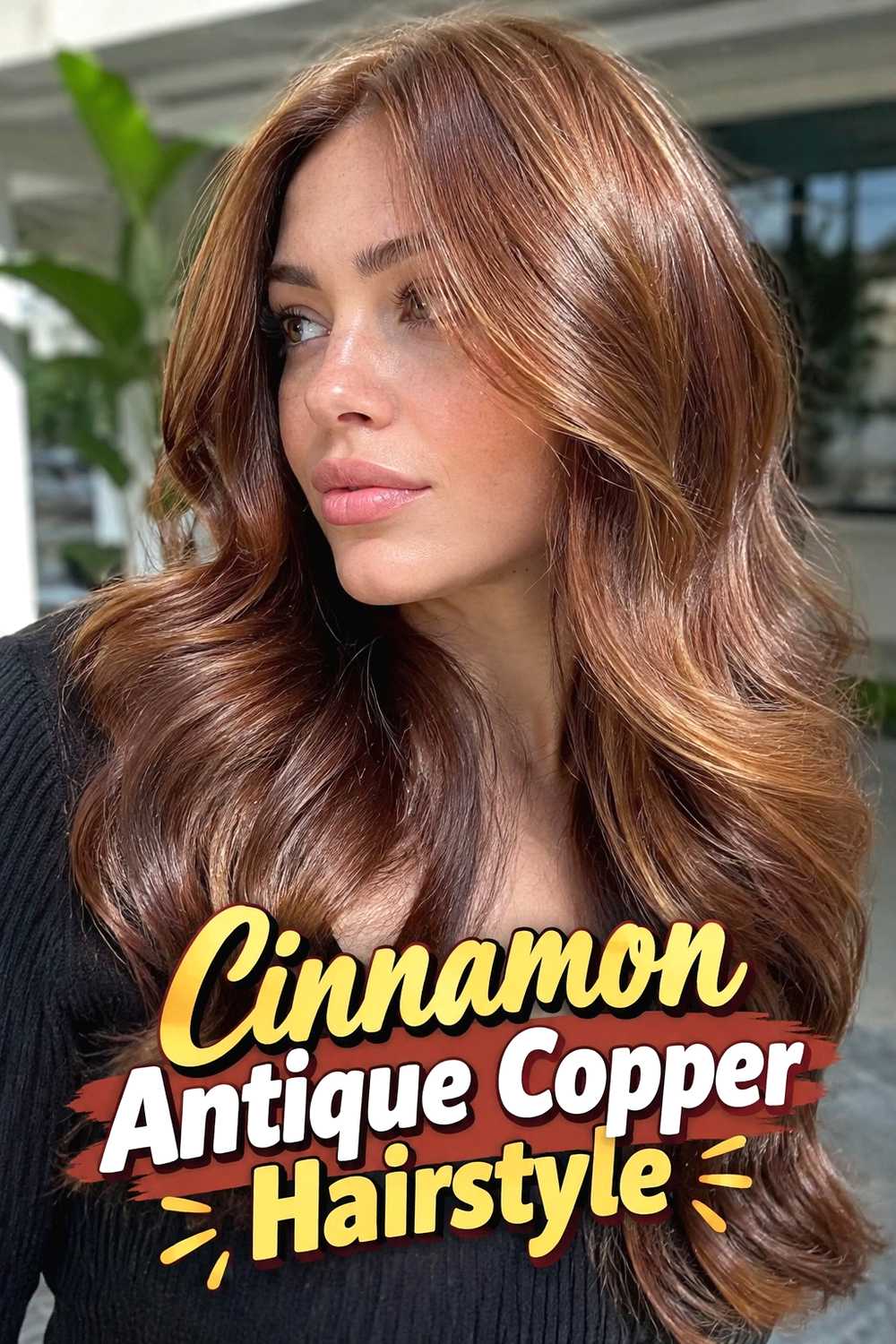 7. Cinnamon Antique Copper Hairstyle