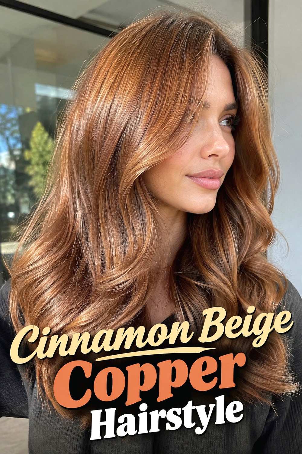 11. Cinnamon Beige Copper Hairstyle