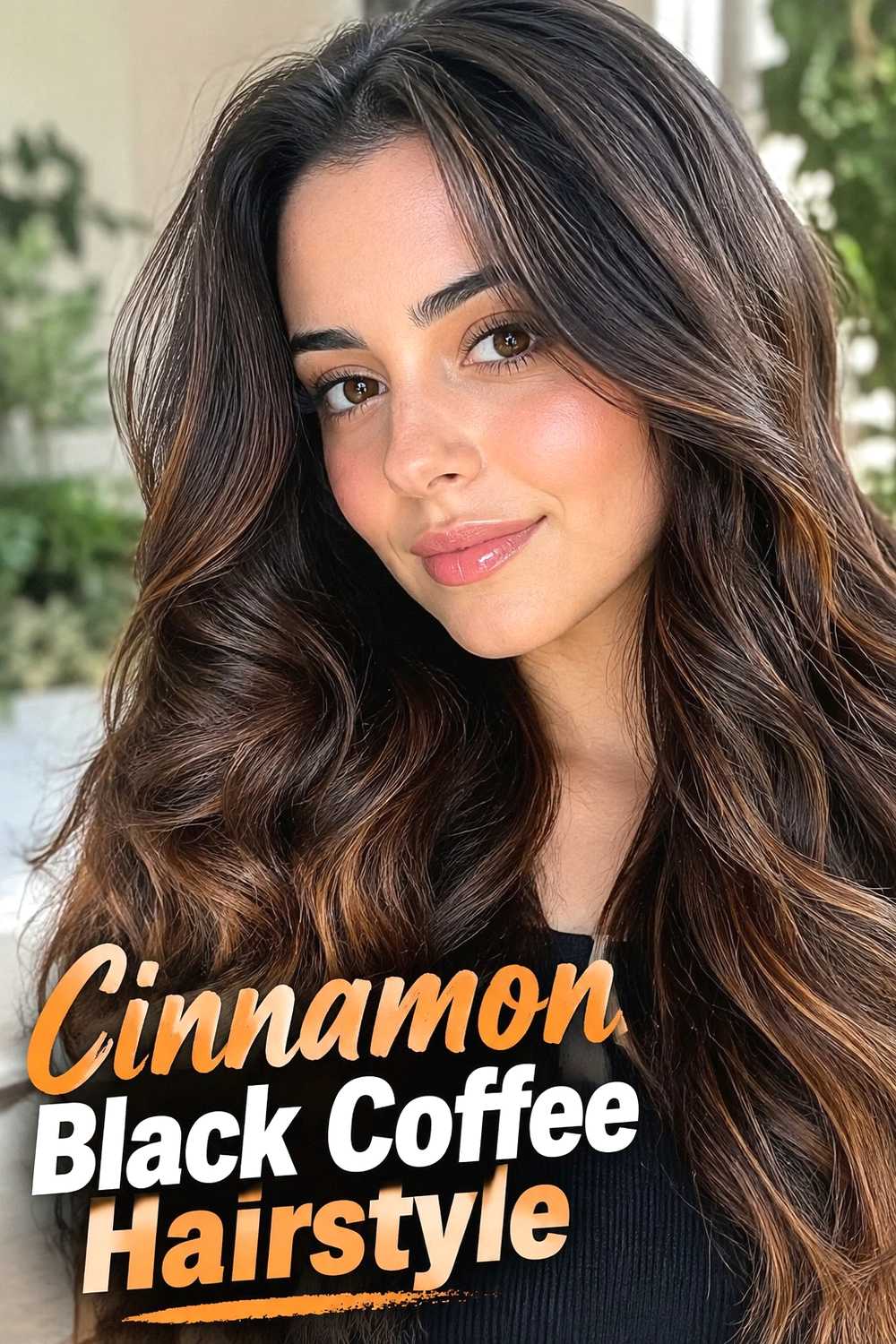 16. Cinnamon Black Coffee Hairstyle