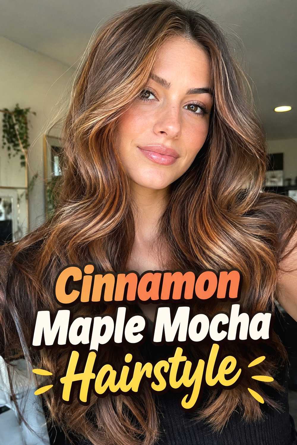 11. Cinnamon Maple Mocha Hairstyle