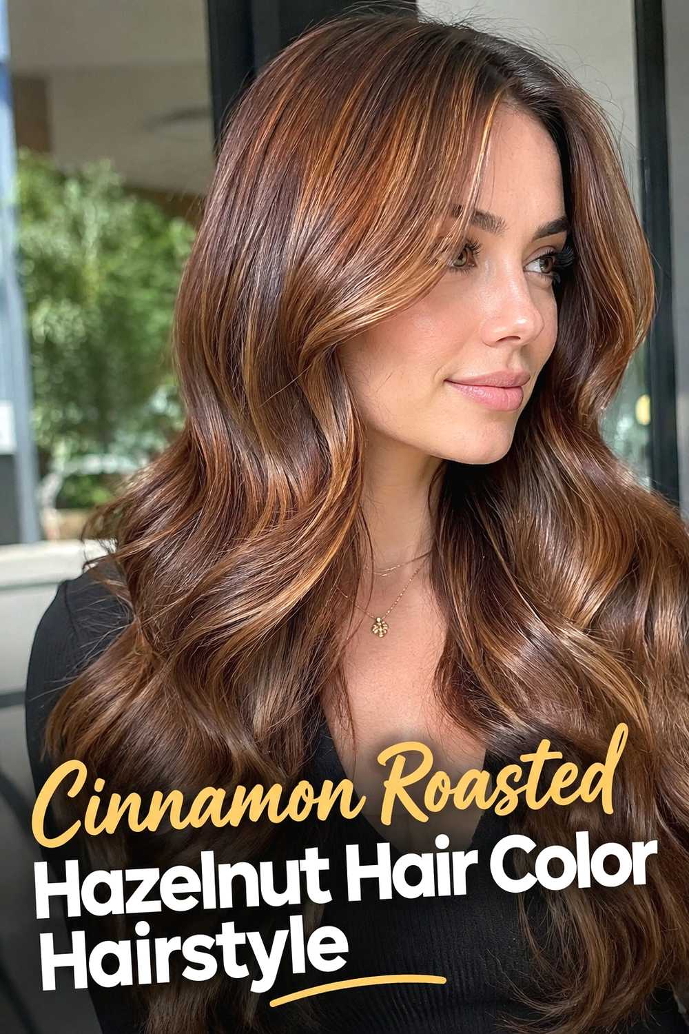 8. Cinnamon Roasted Hazelnut Hair Color Hairstyle