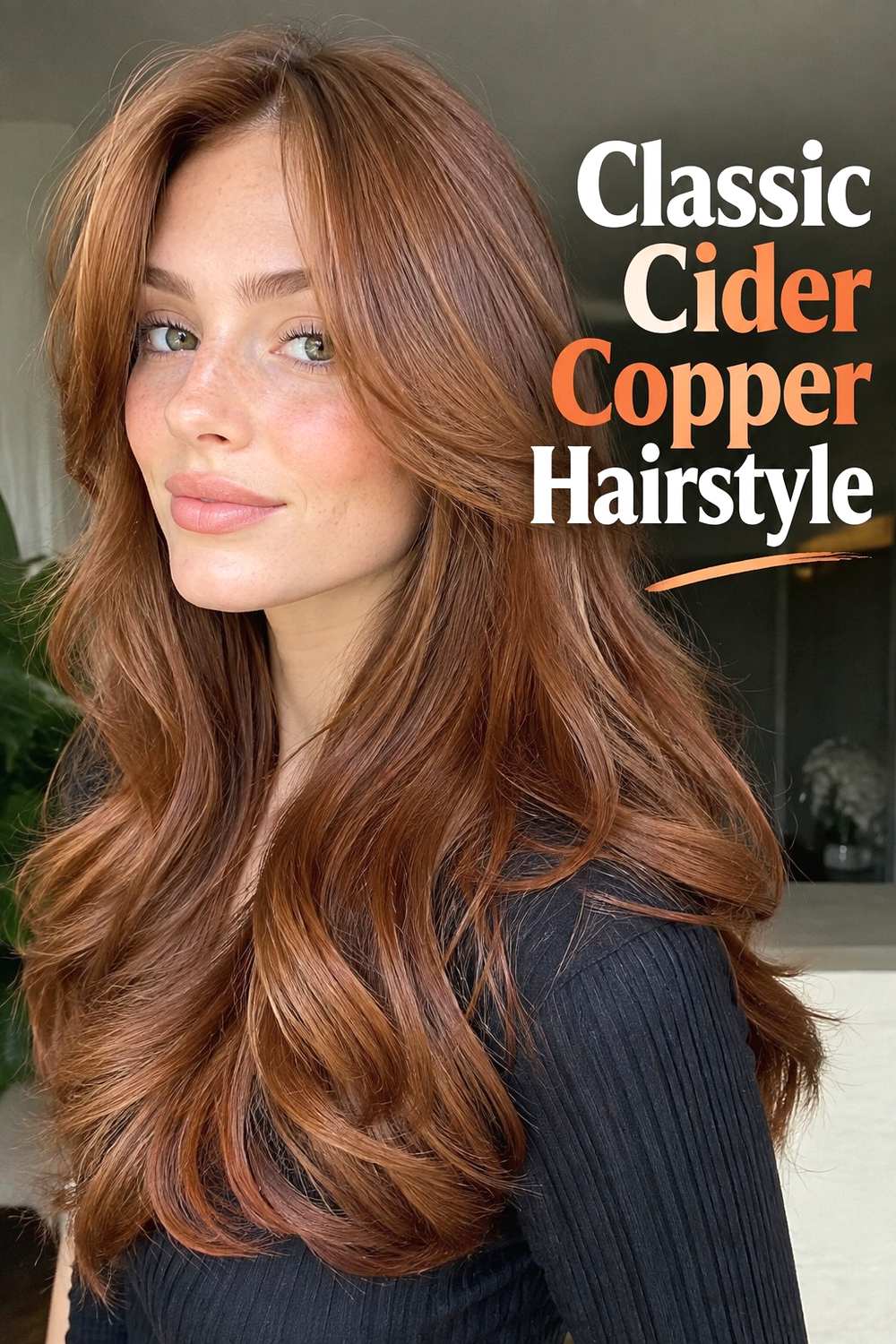 1. Classic Cider Copper Hairstyle