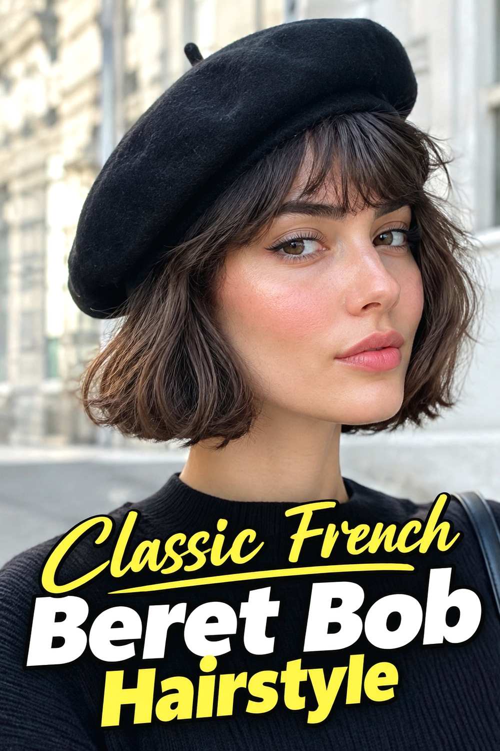 1. Classic French Beret Bob Hairstyle