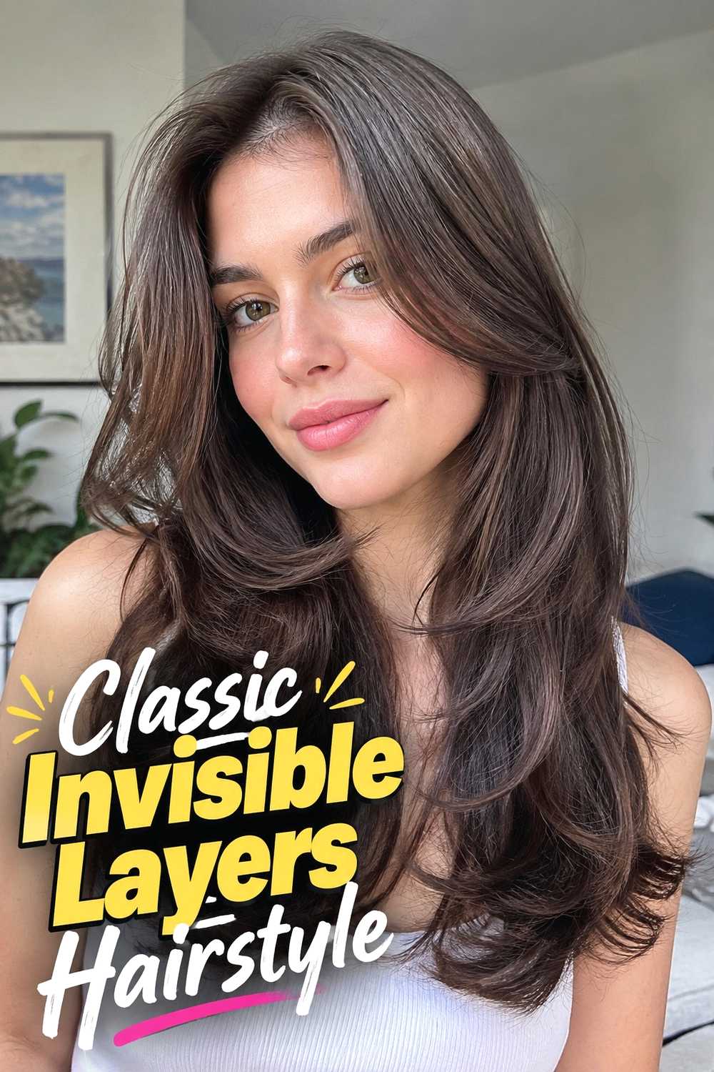 1. Classic Invisible Layers Hairstyle