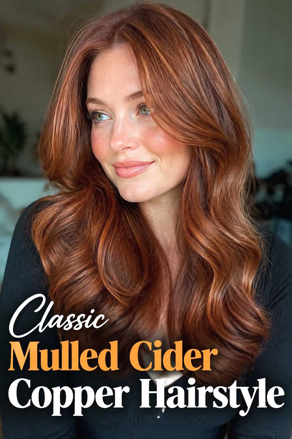 1. Classic Mulled Cider Copper Hairstyle