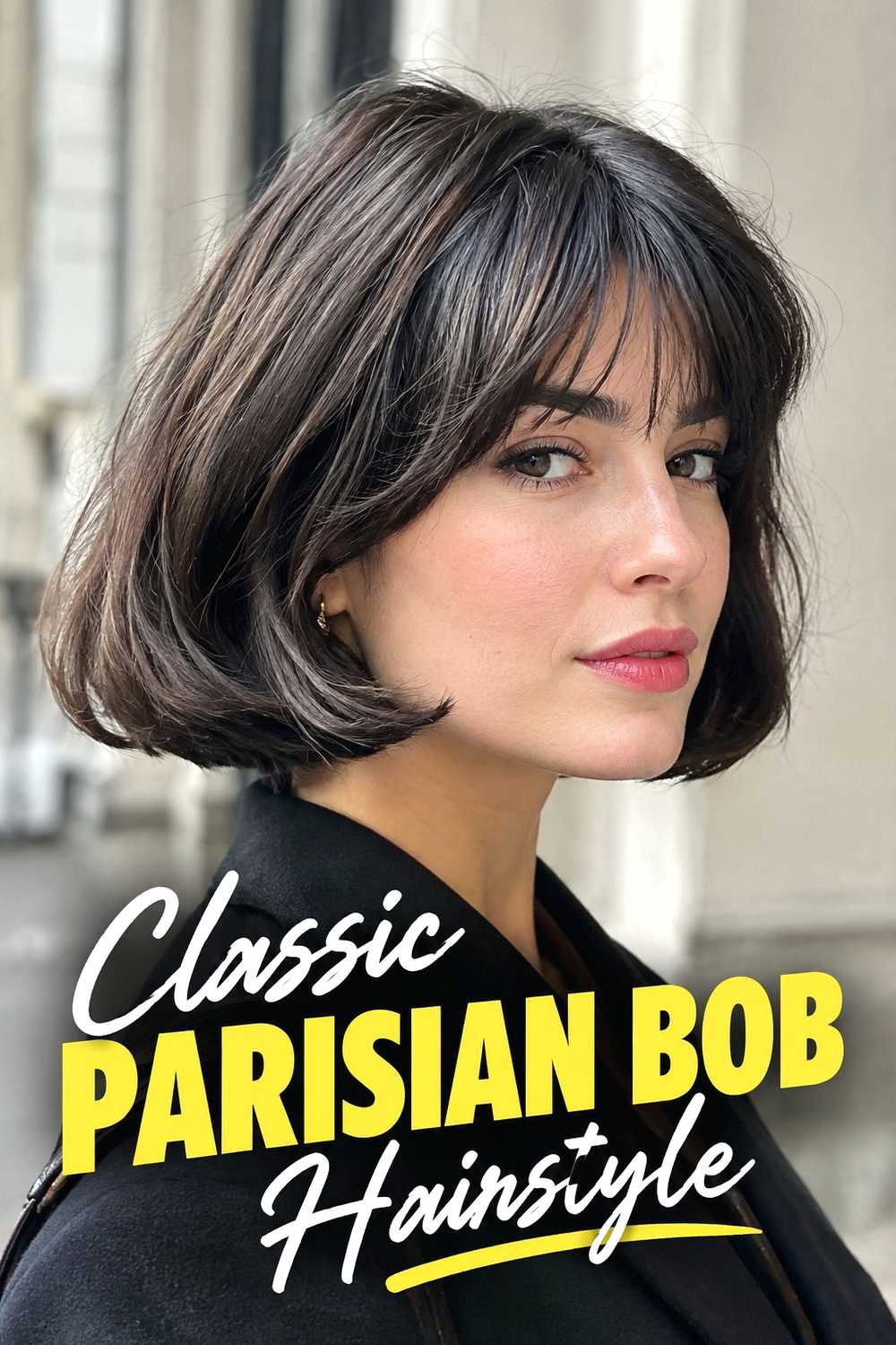 1. Classic Parisian Bob Hairstyle