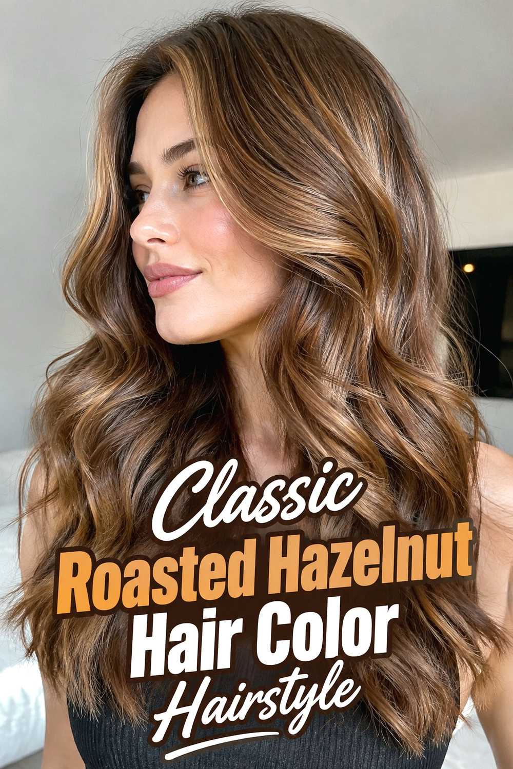 1. Classic Roasted Hazelnut Hair Color Hairstyle