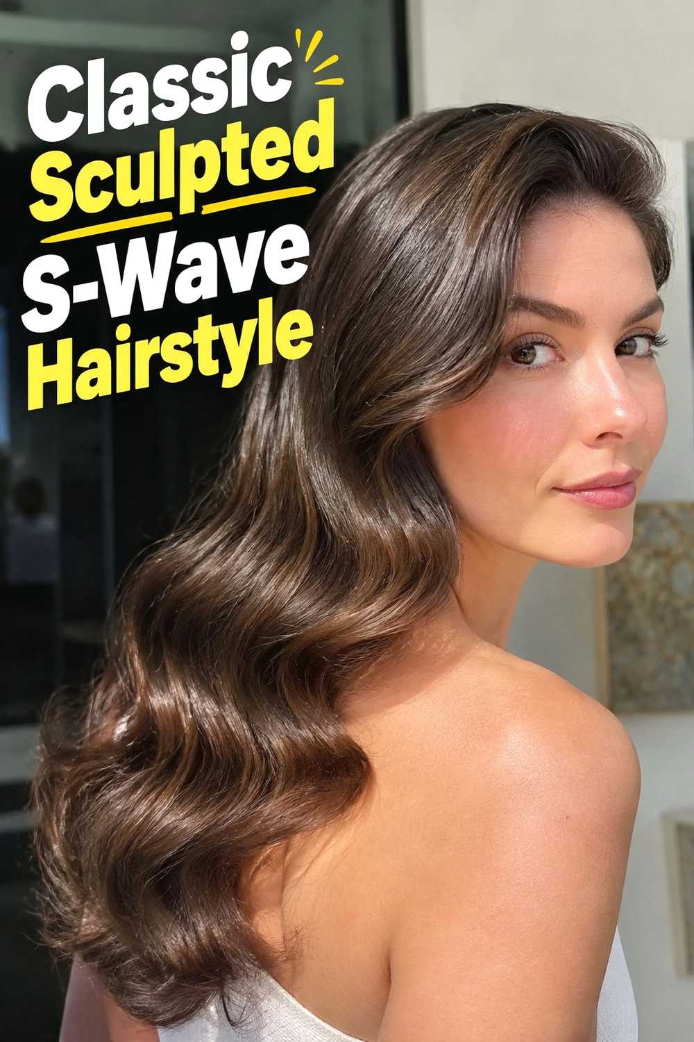 1. Classic Sculpted S Wave Hairstyle