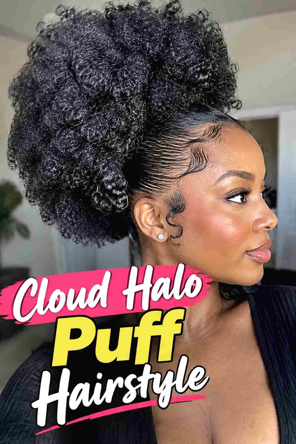 10. Cloud Halo Puff Hairstyle