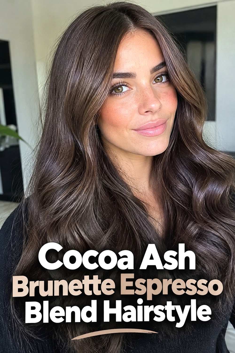 12. Cocoa Ash Brunette Espresso Blend Hairstyle