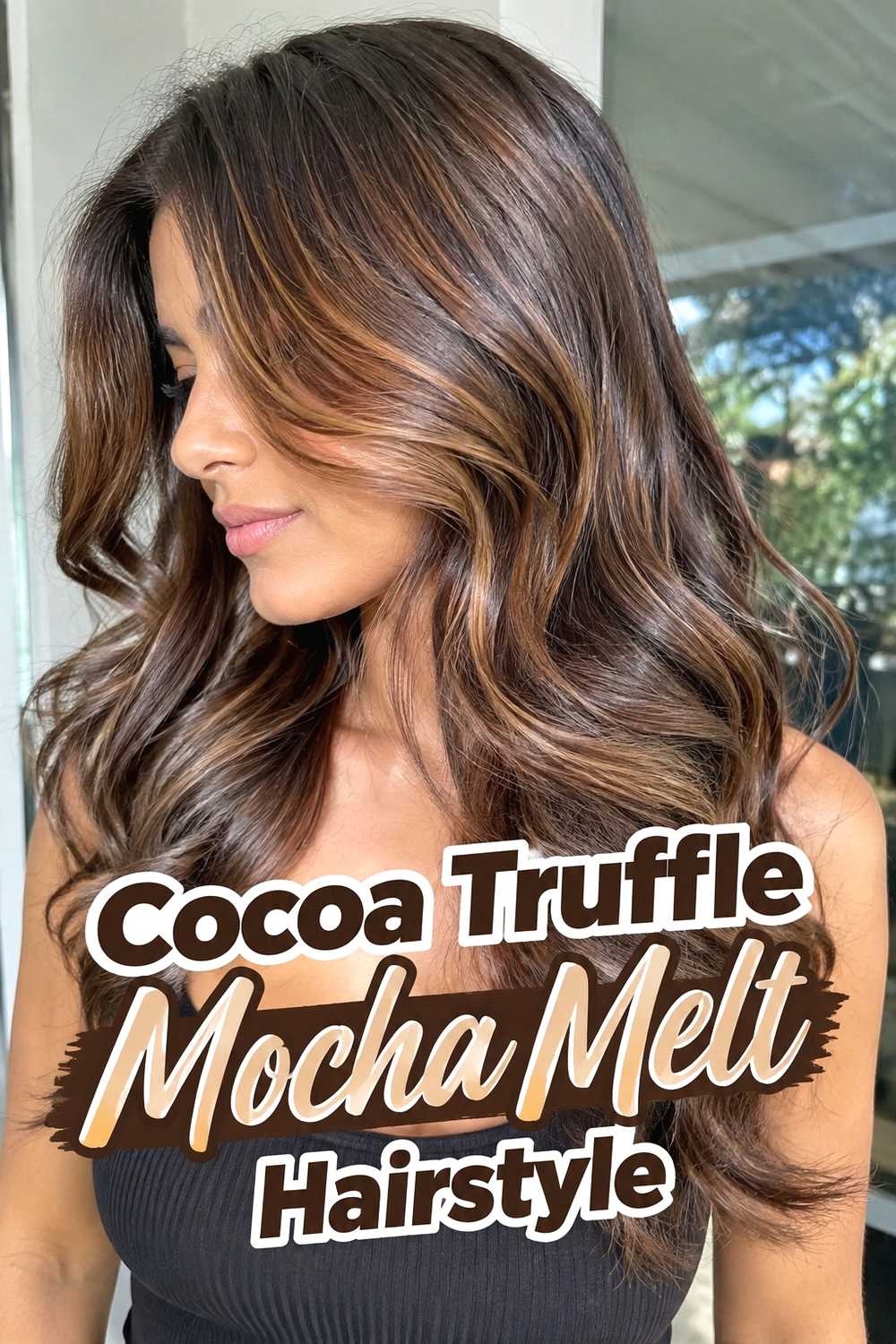 5. Cocoa Truffle Mocha Melt Hairstyle