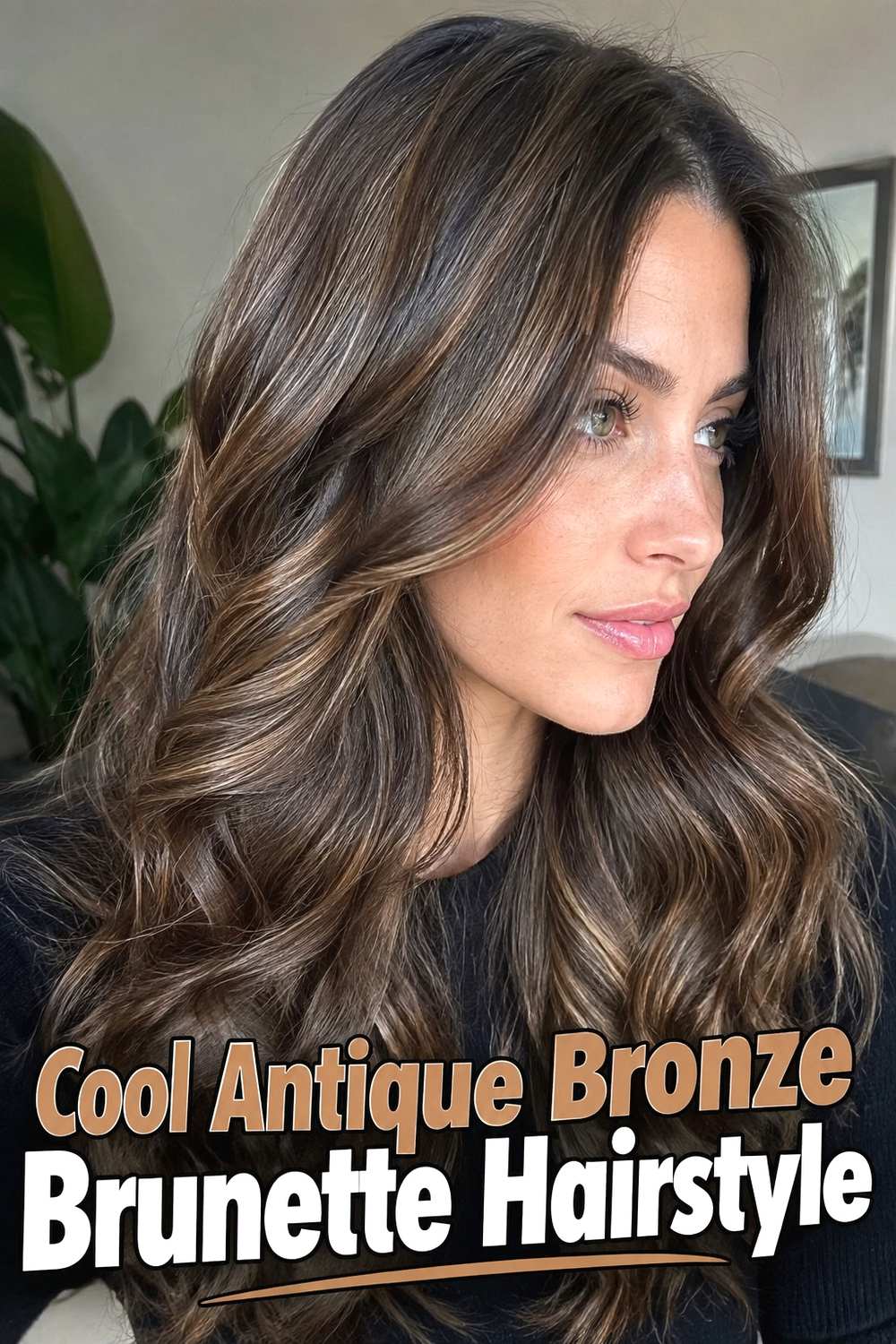 13. Cool Antique Bronze Brunette Hairstyle