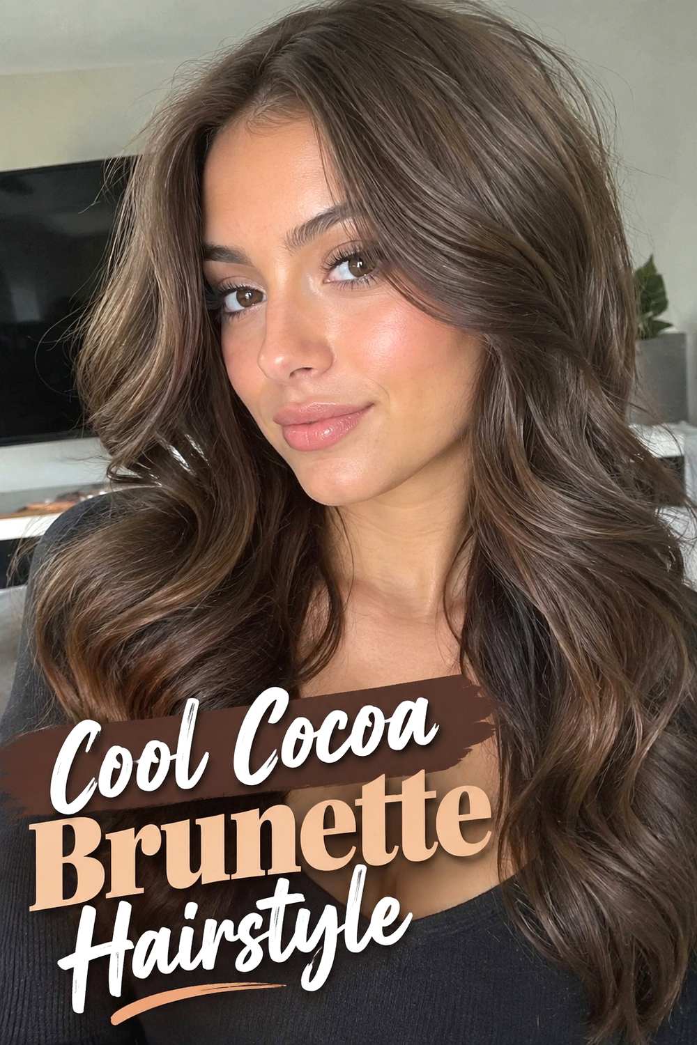 8. Cool Cocoa Brunette Hairstyle