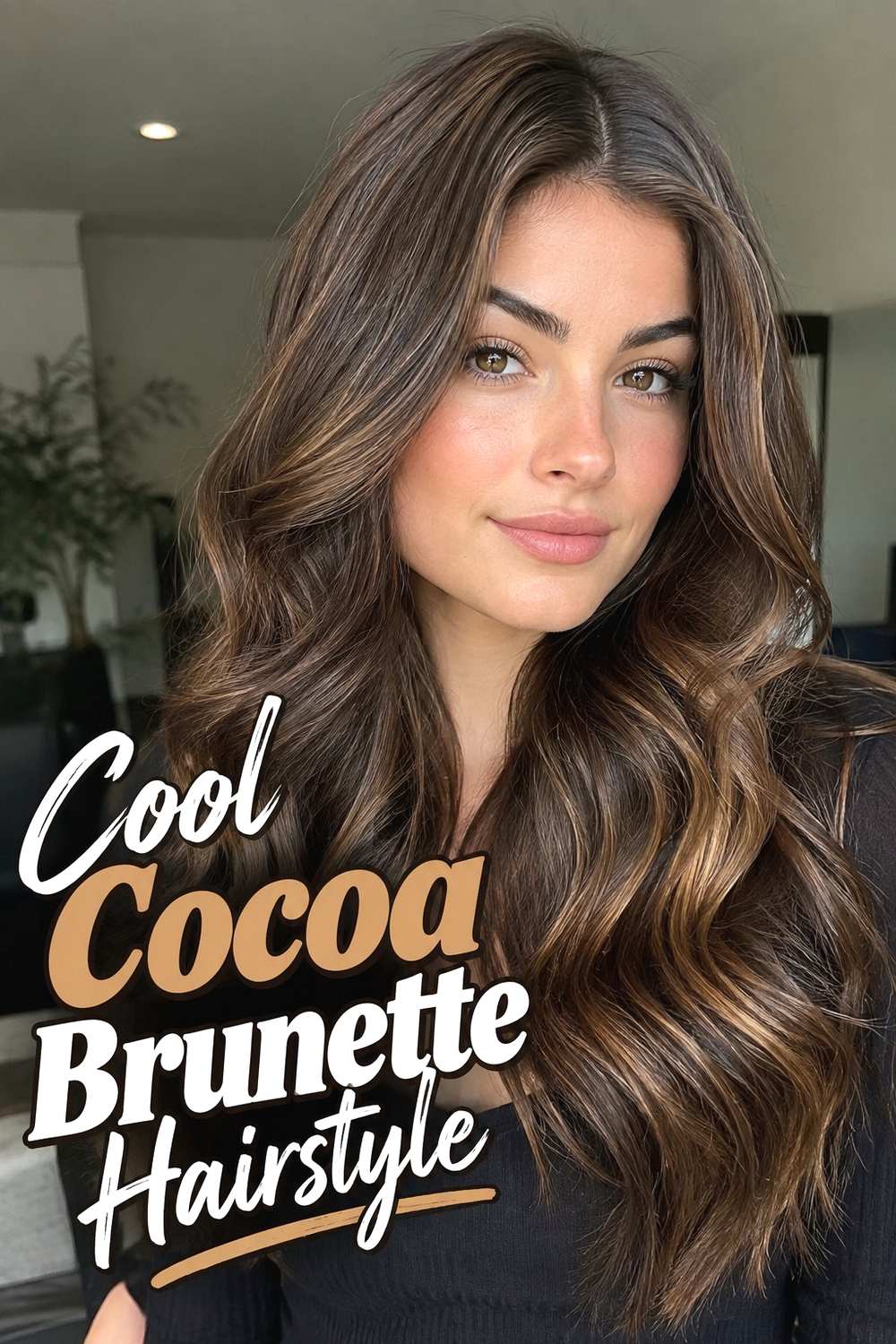 Cool Cocoa Brunette Hairstyle