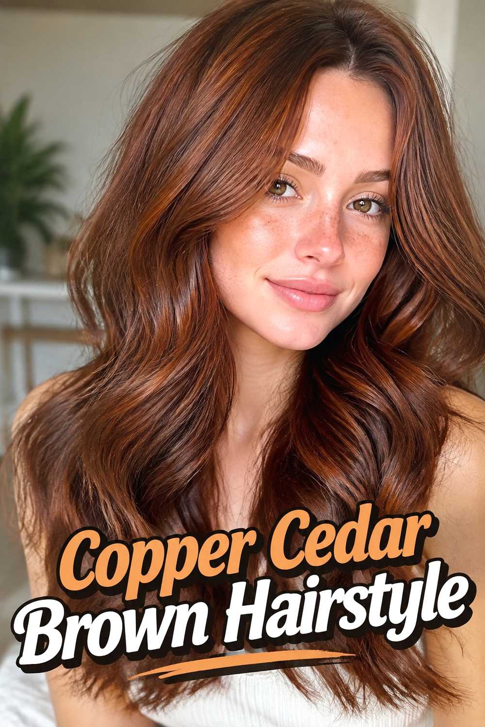 8. Copper Cedar Brown Hairstyle