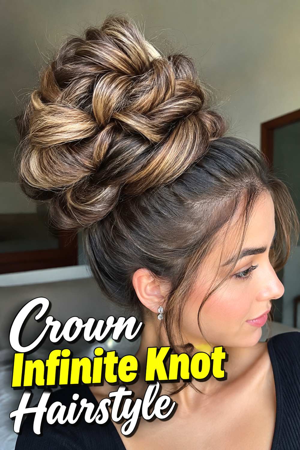 Crown Infinite Knot Hairstyle