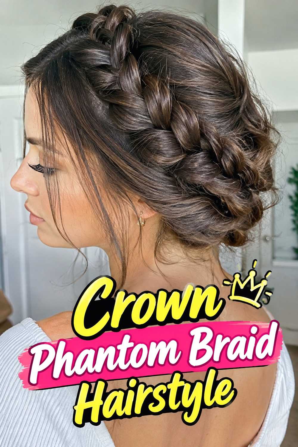 8. Crown Phantom Braid Hairstyle