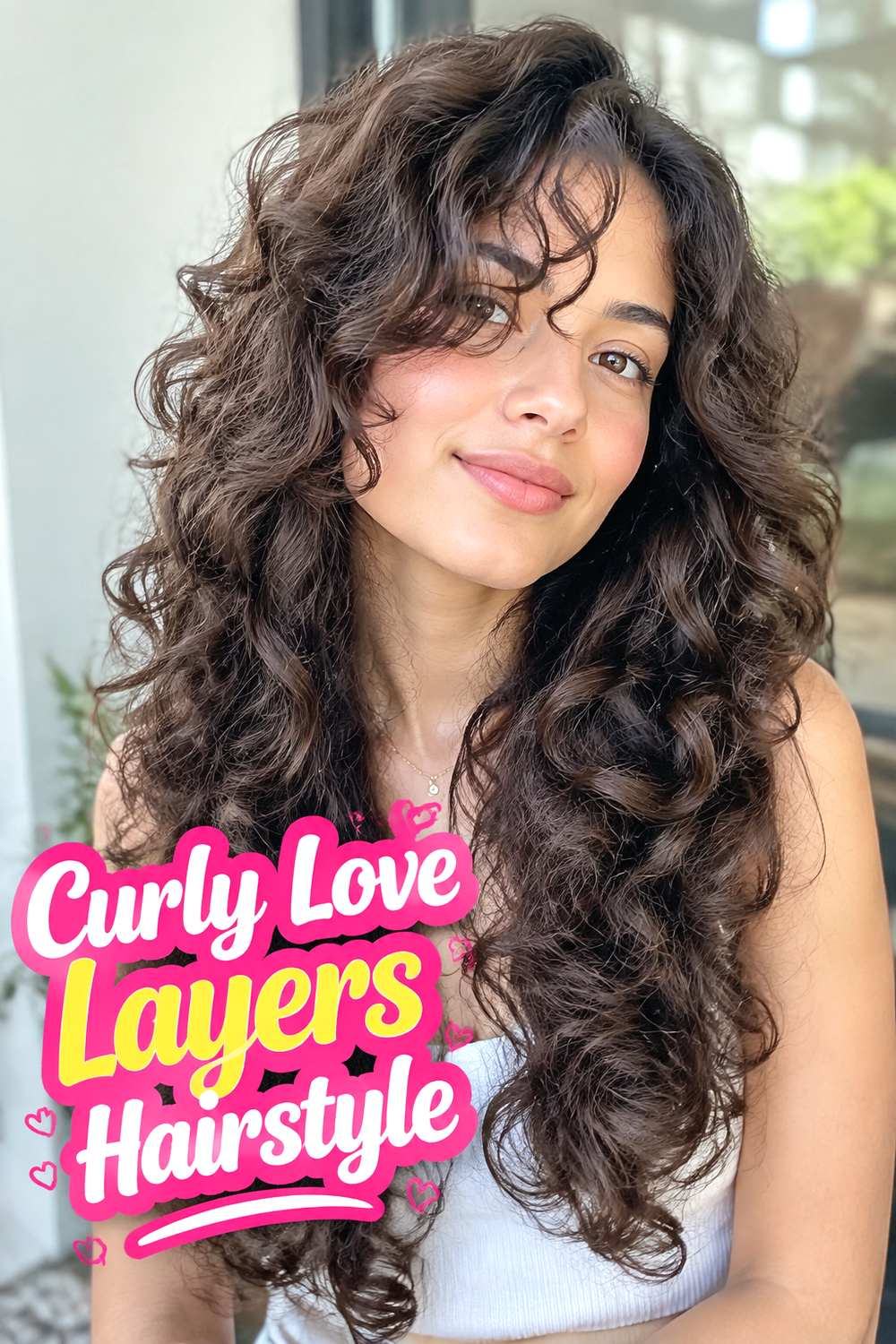 Curly Love Layers Hairstyle