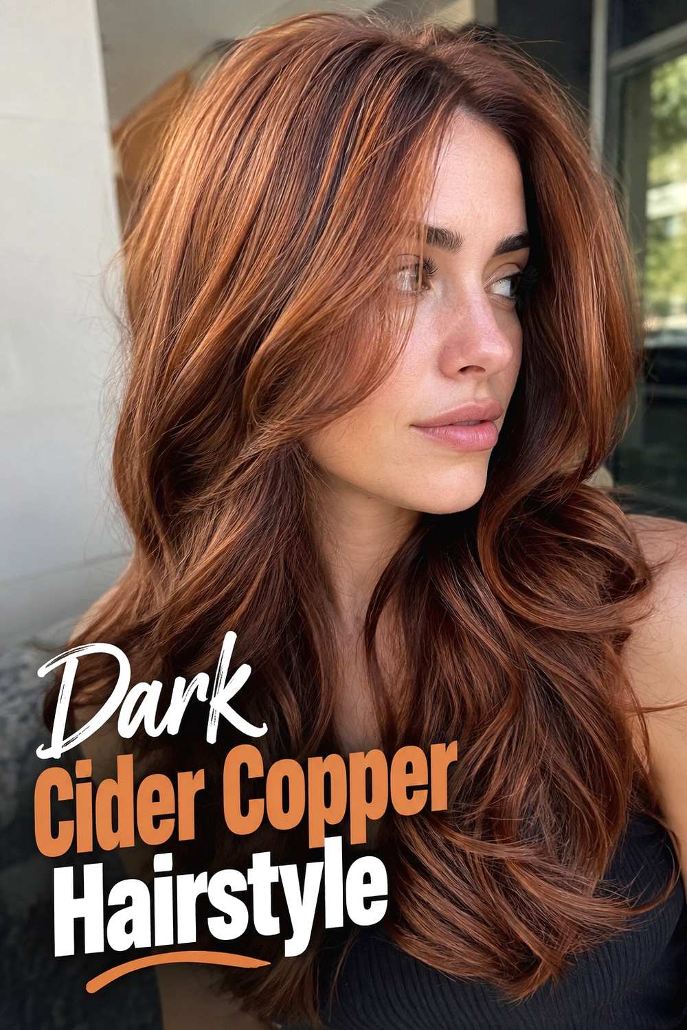 3. Dark Cider Copper Hairstyle
