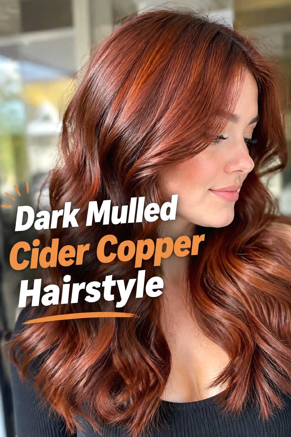3. Dark Mulled Cider Copper Hairstyle