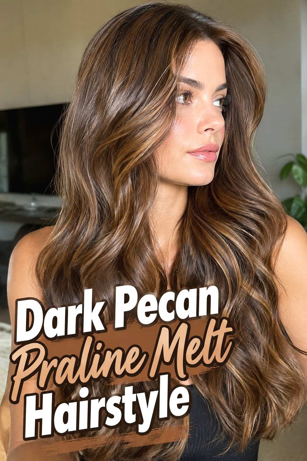 4. Dark Pecan Praline Melt Hairstyle