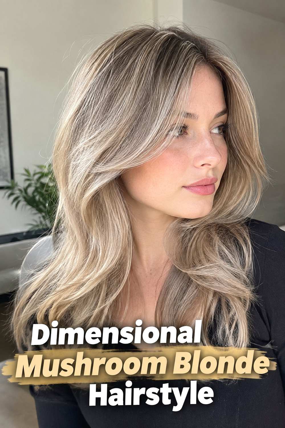 18. Dimensional Mushroom Blonde Hairstyle
