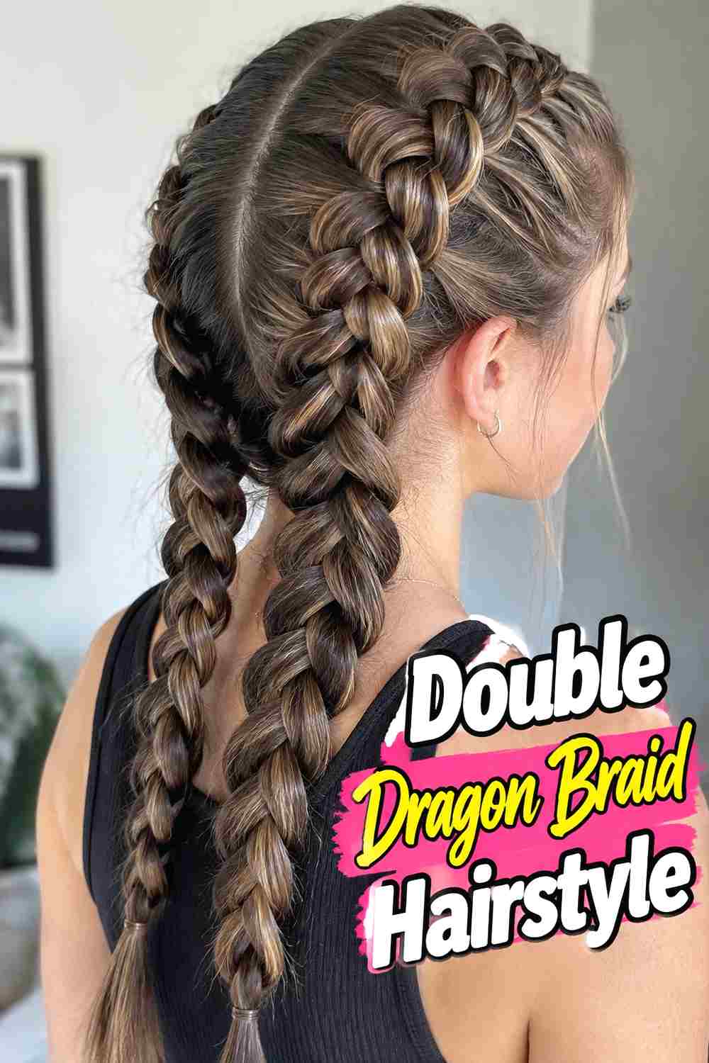 8. Double Dragon Braid Hairstyle