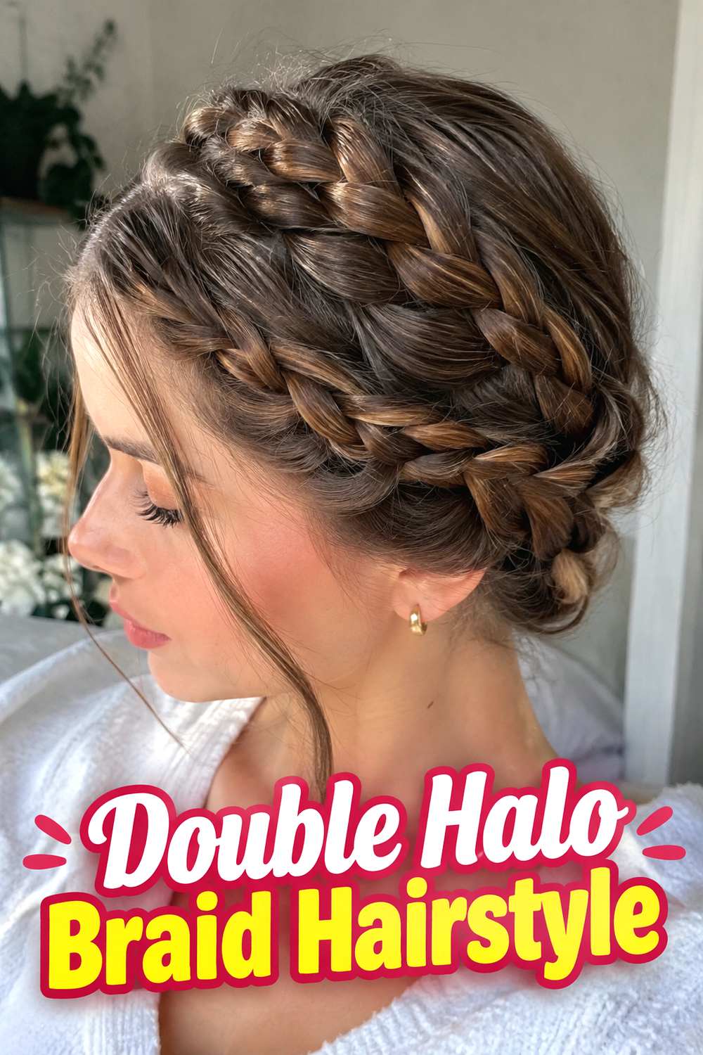 Double Halo Braid Hairstyle