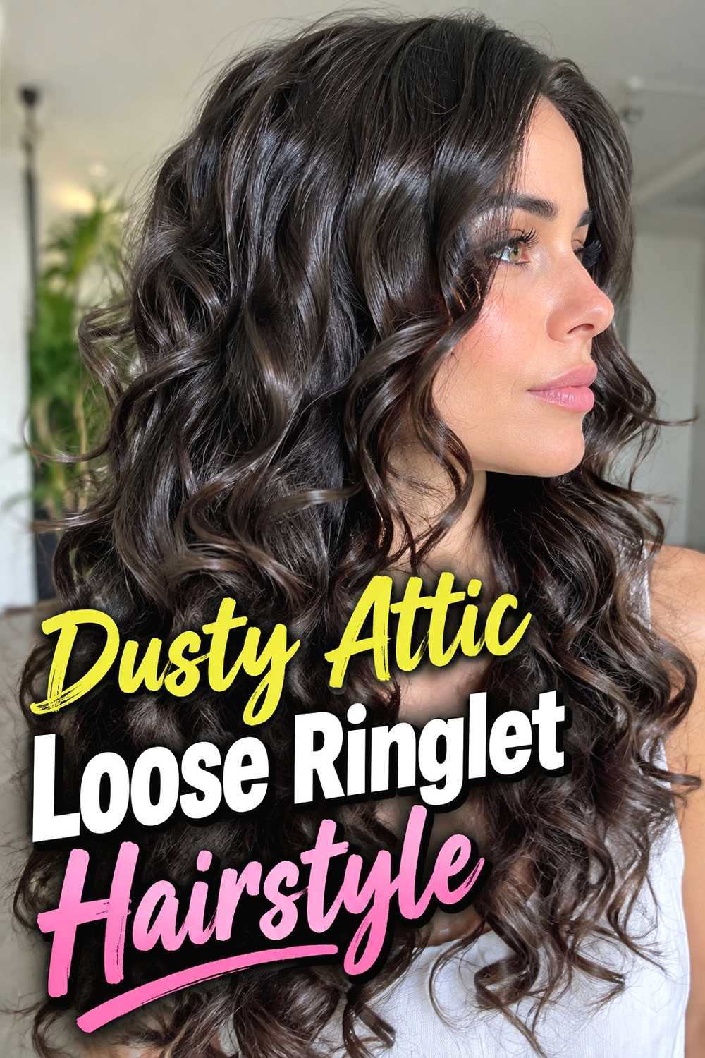 15. Dusty Attic Loose Ringlet Hairstyle
