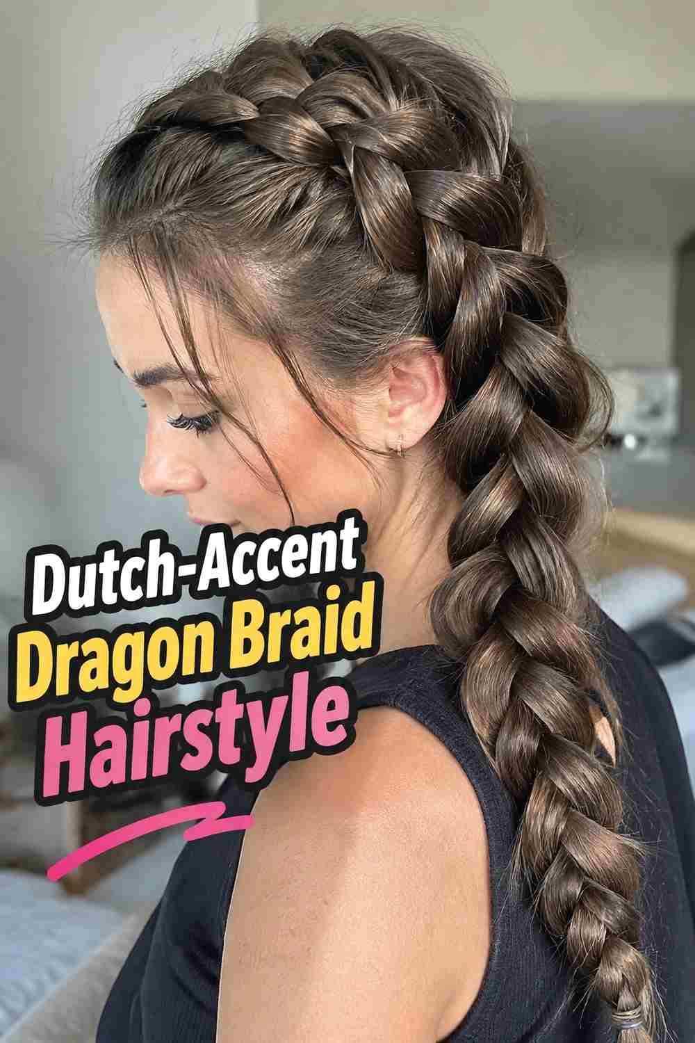 11. Dutch Accent Dragon Braid Hairstyle